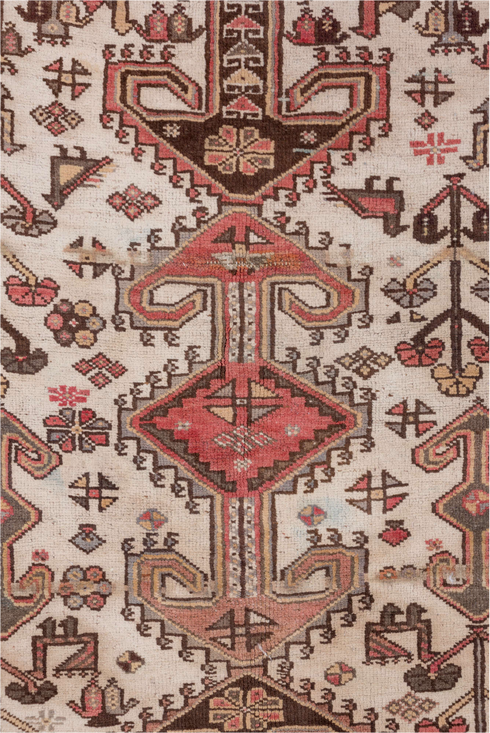 Antique Afshar Area Rug (4' x 6')